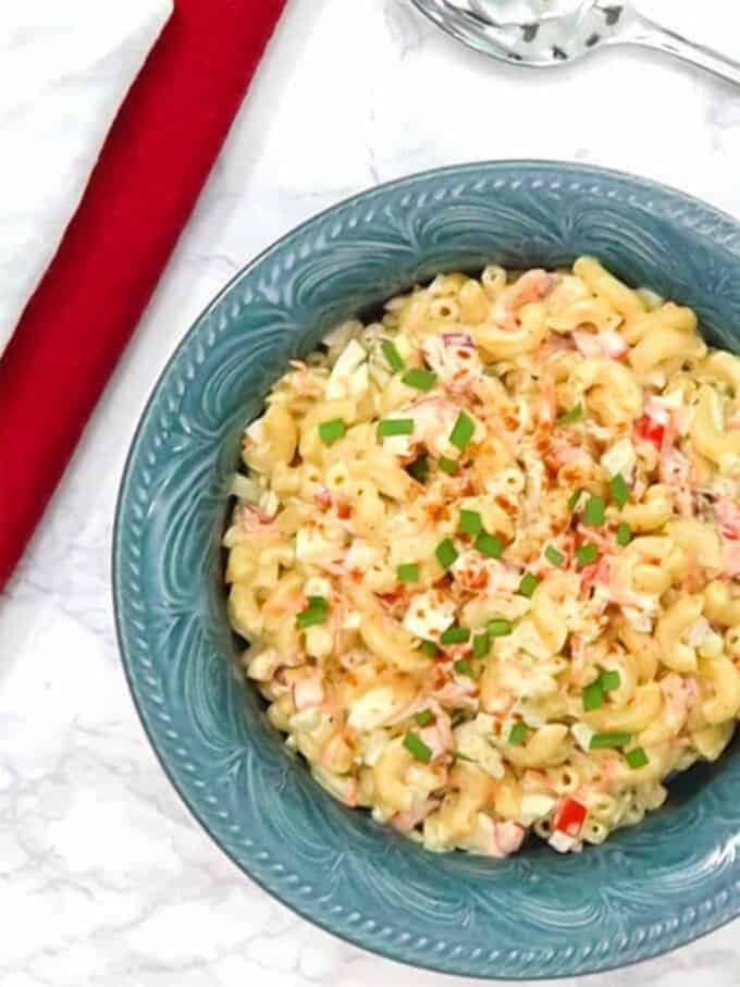 Classic Southern Macaroni Salad - Pudge Factor