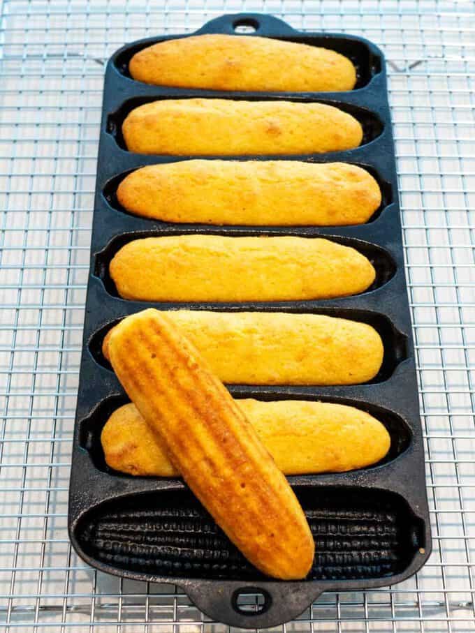 Southern Cornbread Sticks (with Video) Pudge Factor