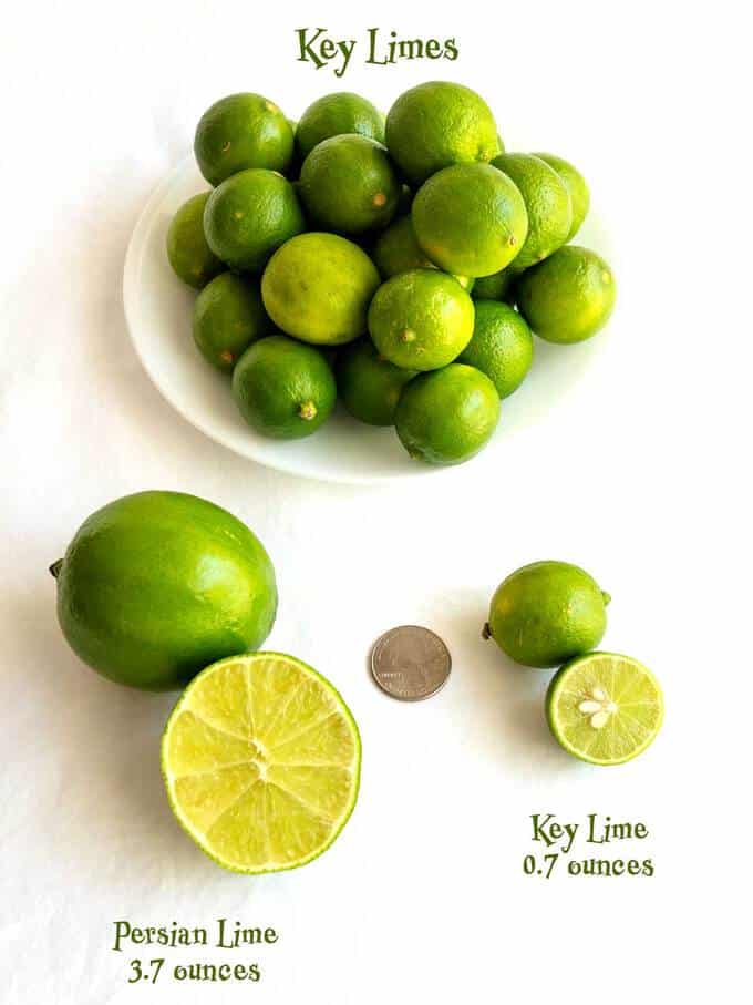 Comparison of Key Limes with Persian Limes