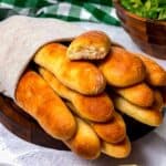 Easy homemade breadsticks made with a food processor.