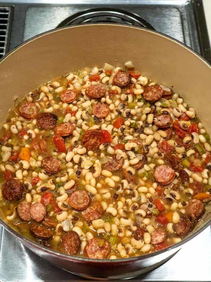 Hoppin' John with Smoked Sausage - Pudge Factor