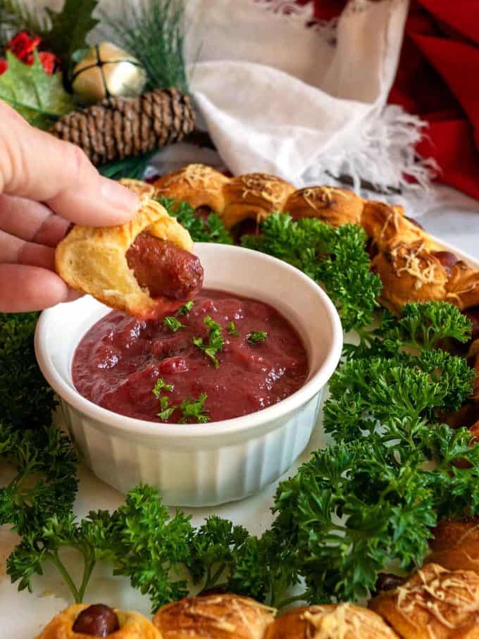 Pigs In A Blanket Wreath Pudge Factor