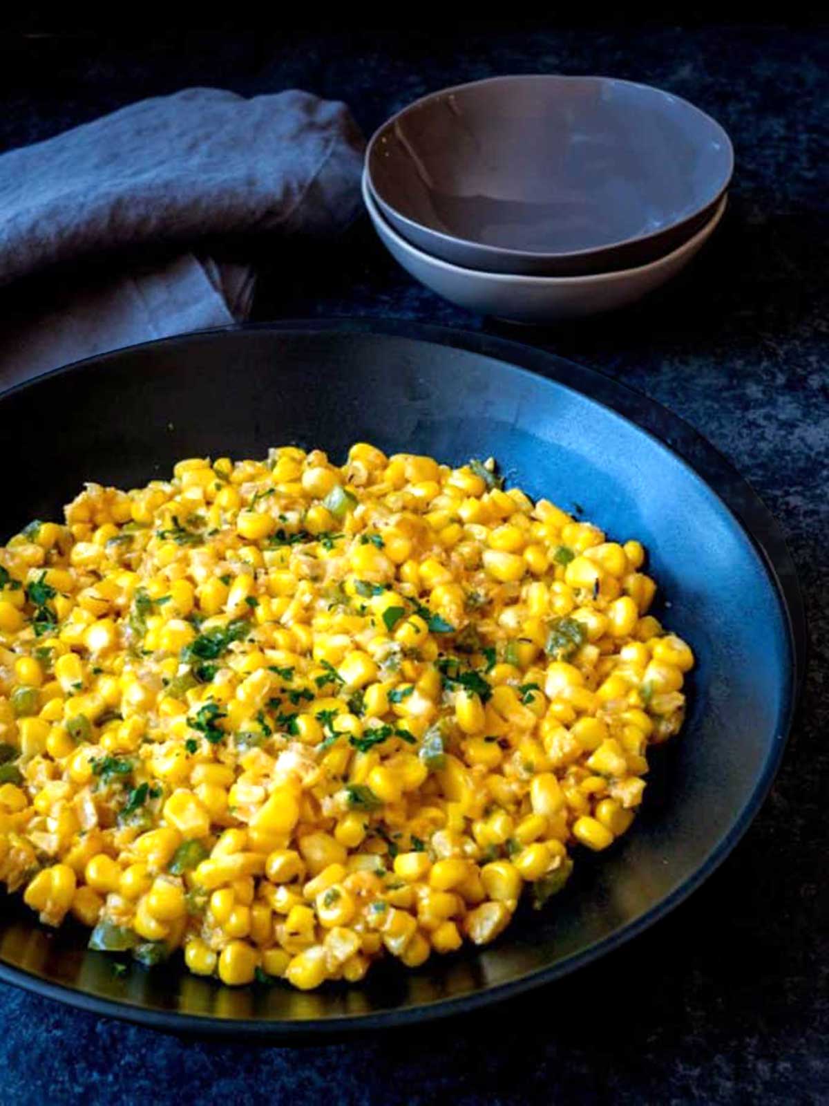 Cajun Corn Maque Choux.