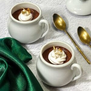 Quick and easy Irish Cream Pots de Creme,