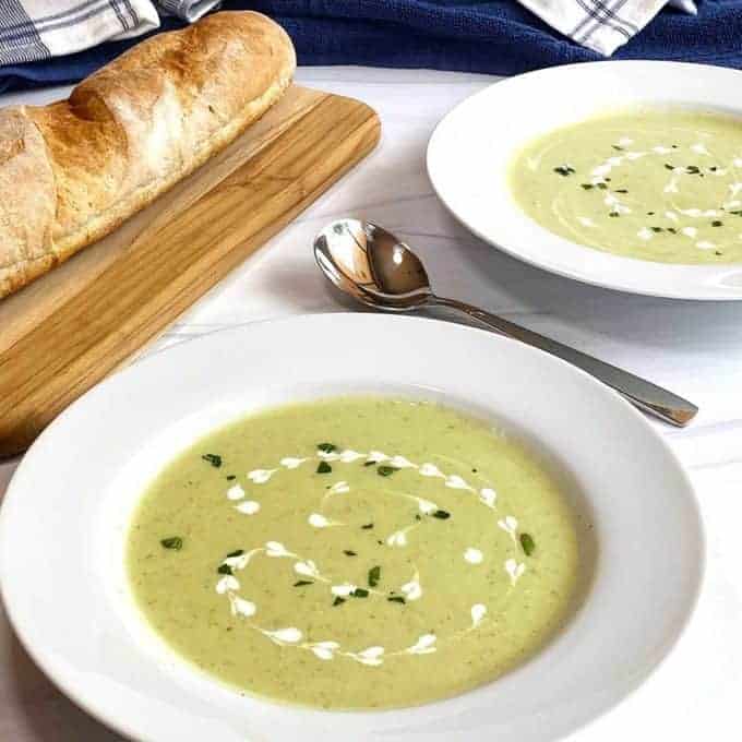 Creamy Puréed Zucchini Soup Pudge Factor