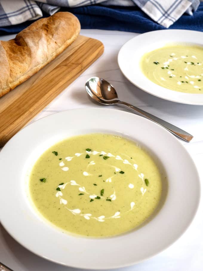 Creamy Puréed Zucchini Soup Pudge Factor
