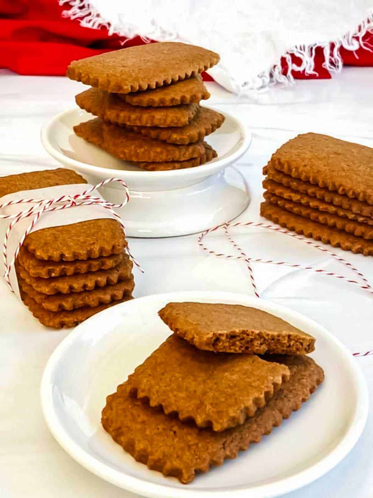 Belgian spice cookies.