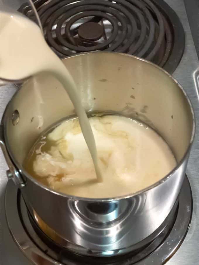 Chicken Schnitzel with Mustard Cream Sauce Pudge Factor