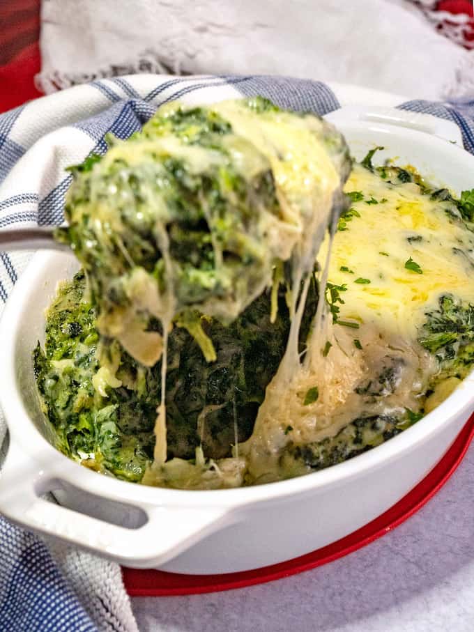 Spinach Gratin Pudge Factor