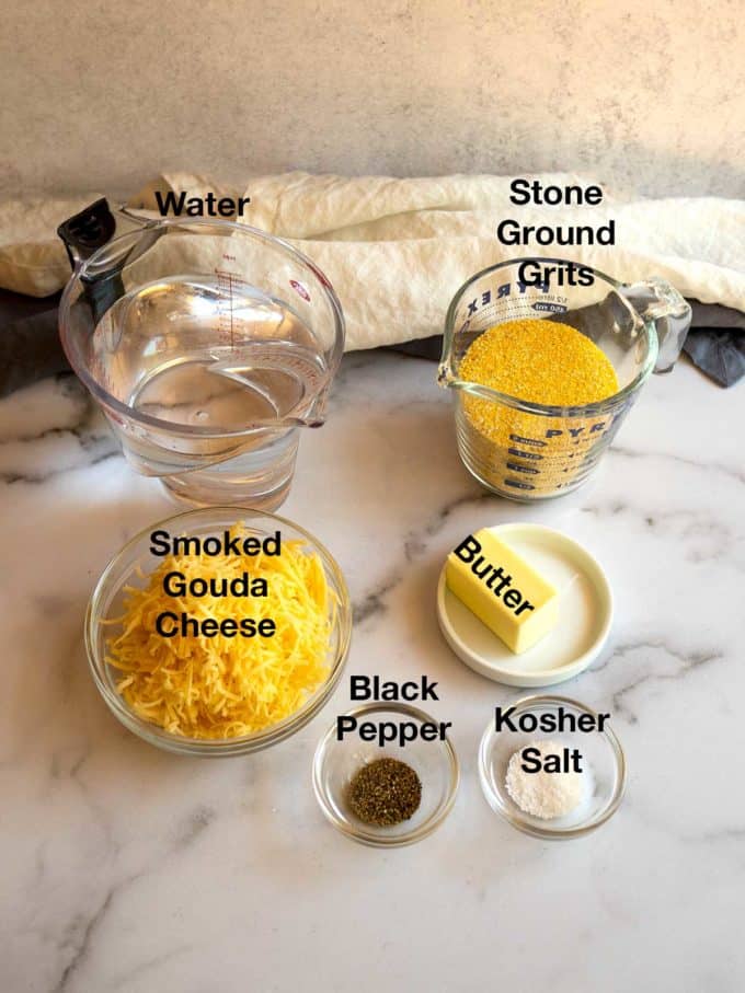 Ingredients for Grits