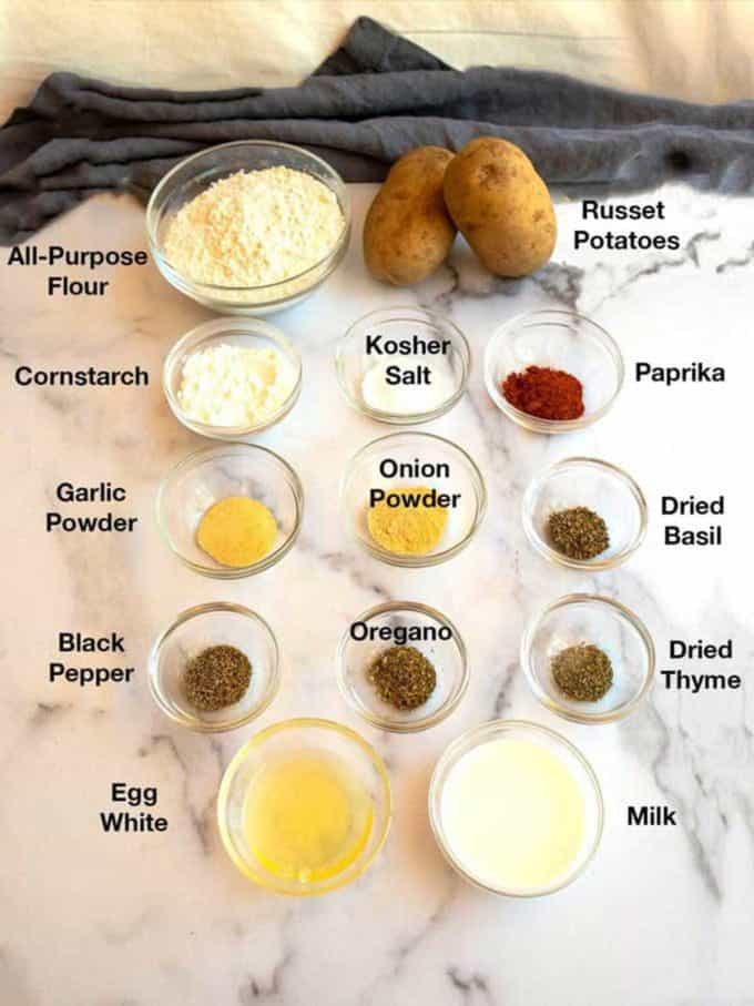 Ingredients for Mojo Potatoes