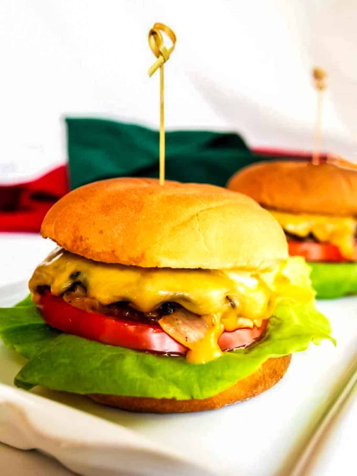 Portabello Mushroom Burger.