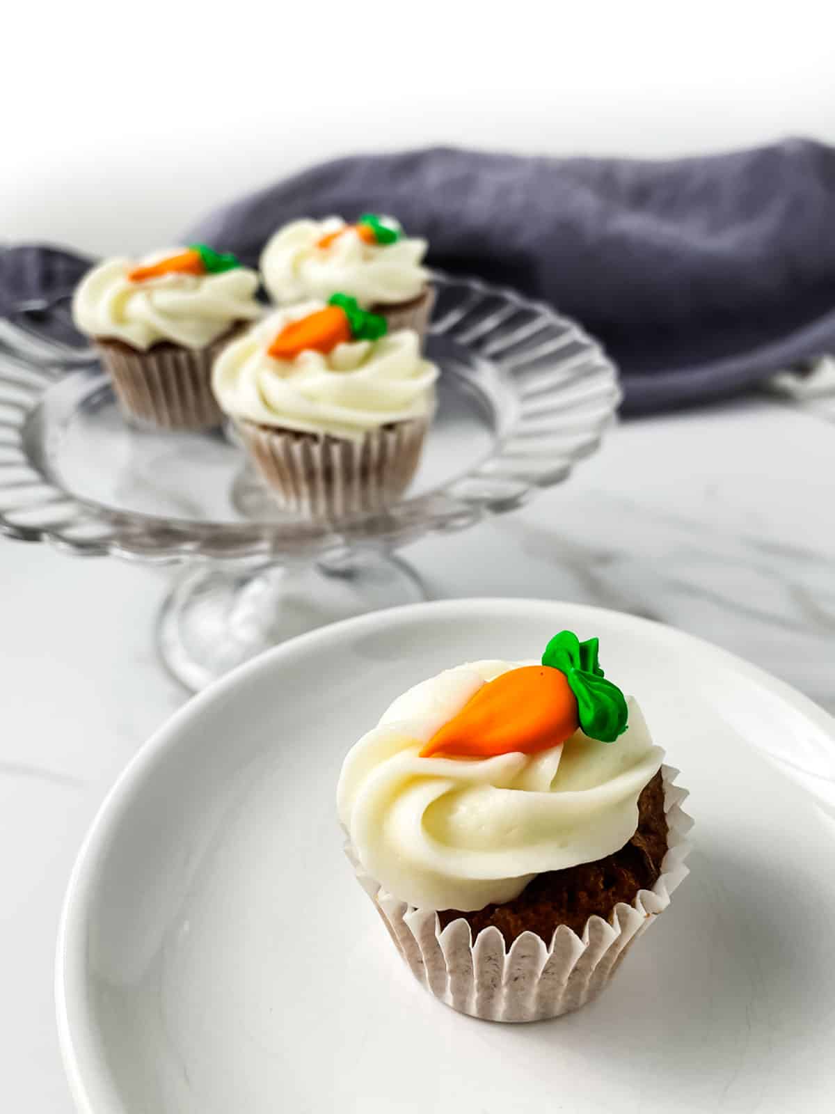 Easy Homemade Mini-Carrot Cupcakes