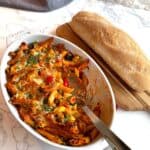 Cheesy Penne with Roasted Vegetables
