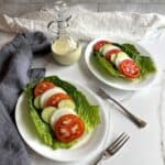 Tomato, Vidalia onion and cucumber salad