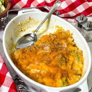Chicken broccoli and rice casserole.