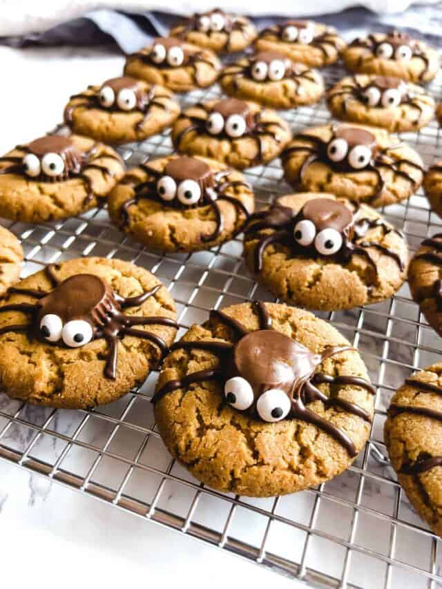 Easy Peanut Butter Spider Cookies Pudge Factor