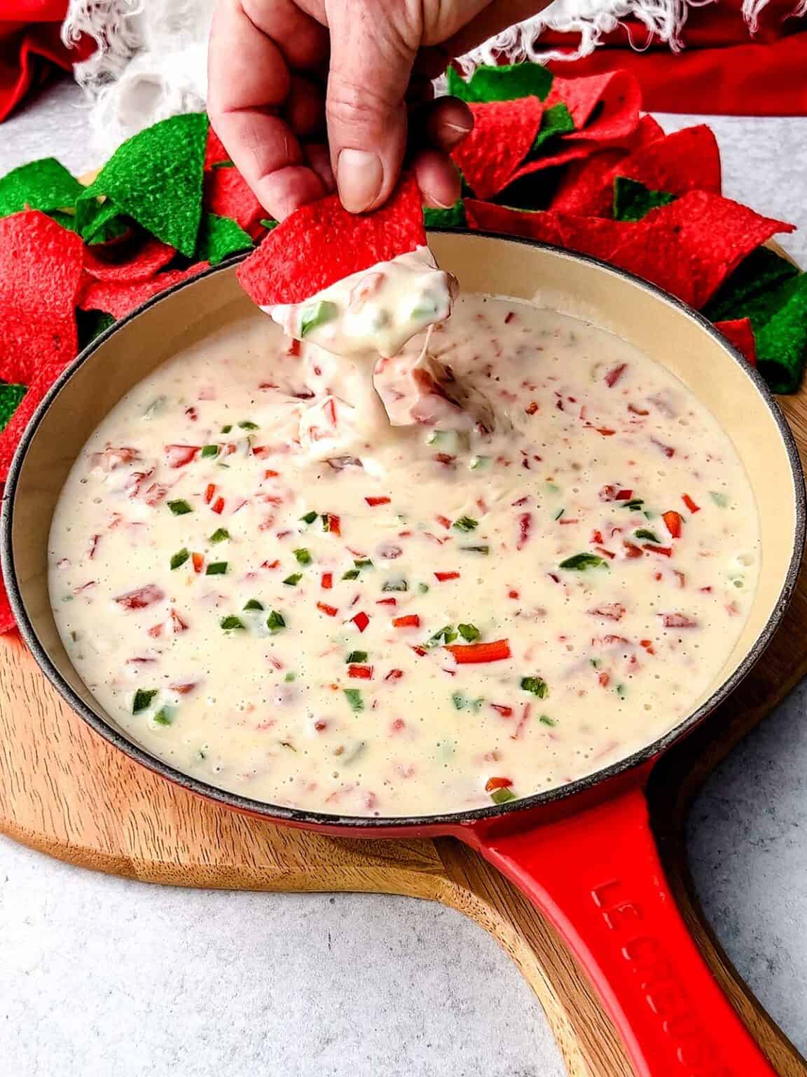 Quick and Easy Holiday Queso Blanco Pudge Factor