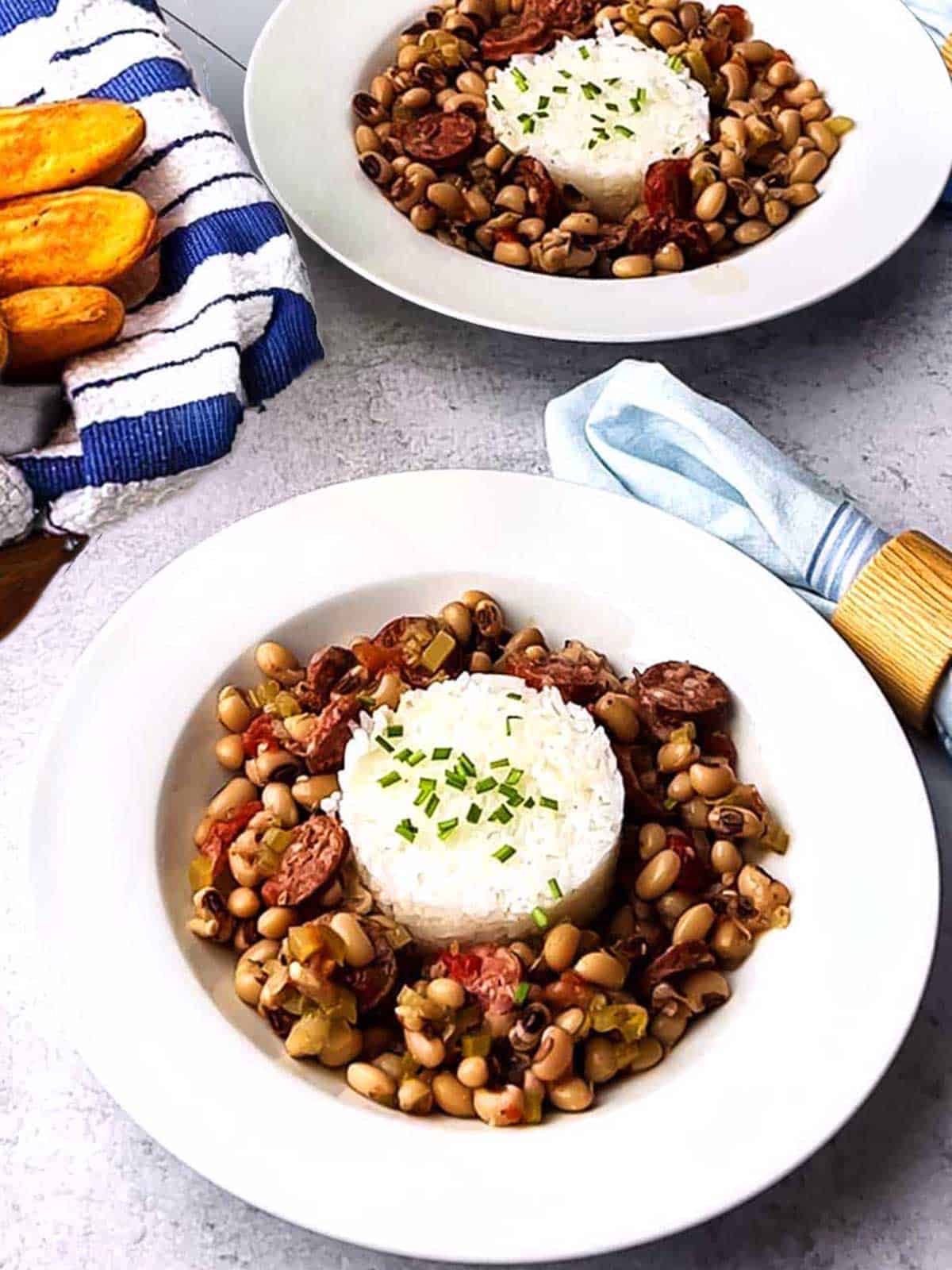 One pot Southern Hoppin' John.