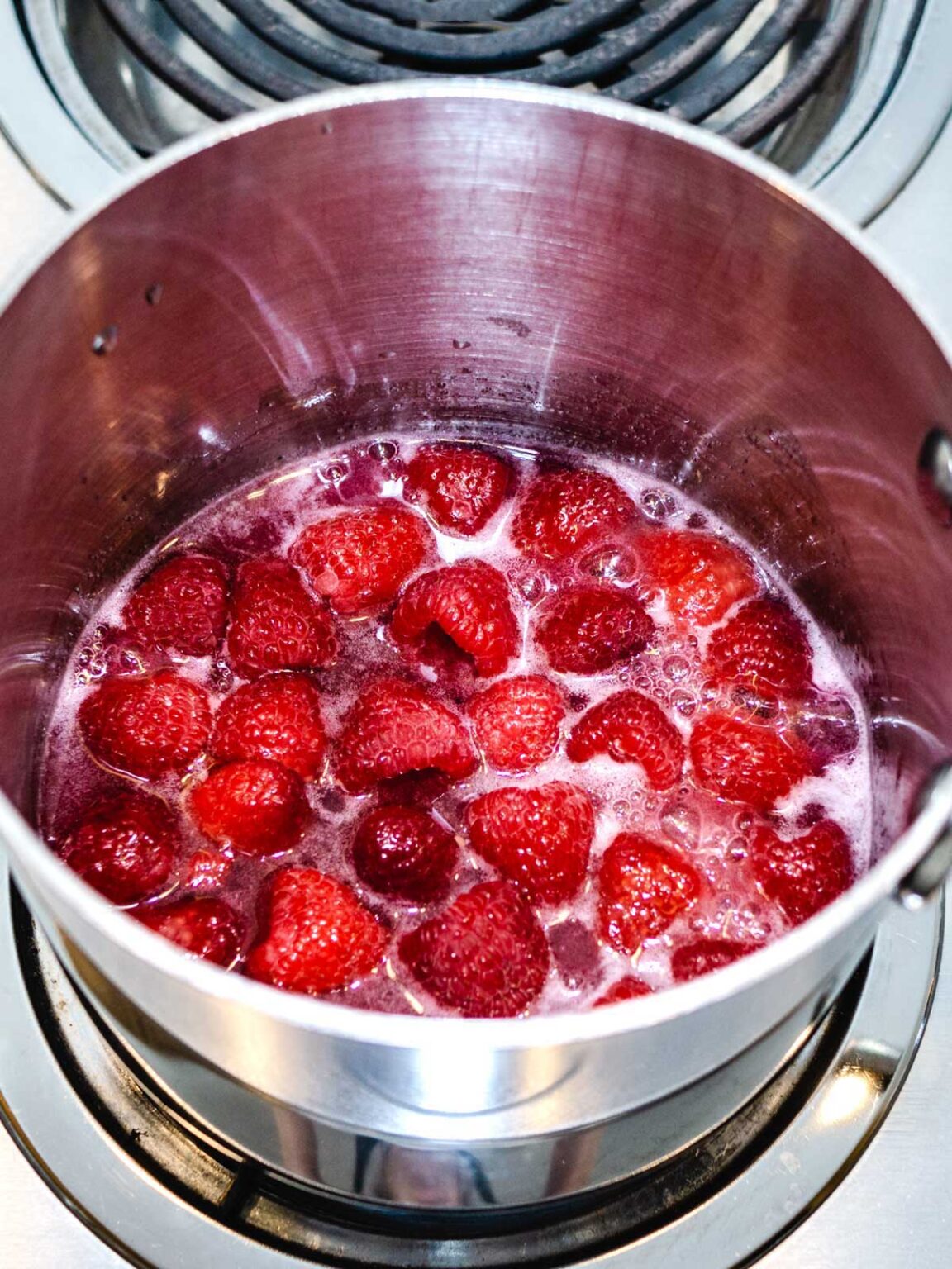 Coeur à la Crème with Grand Marnier Raspberry Sauce Pudge Factor