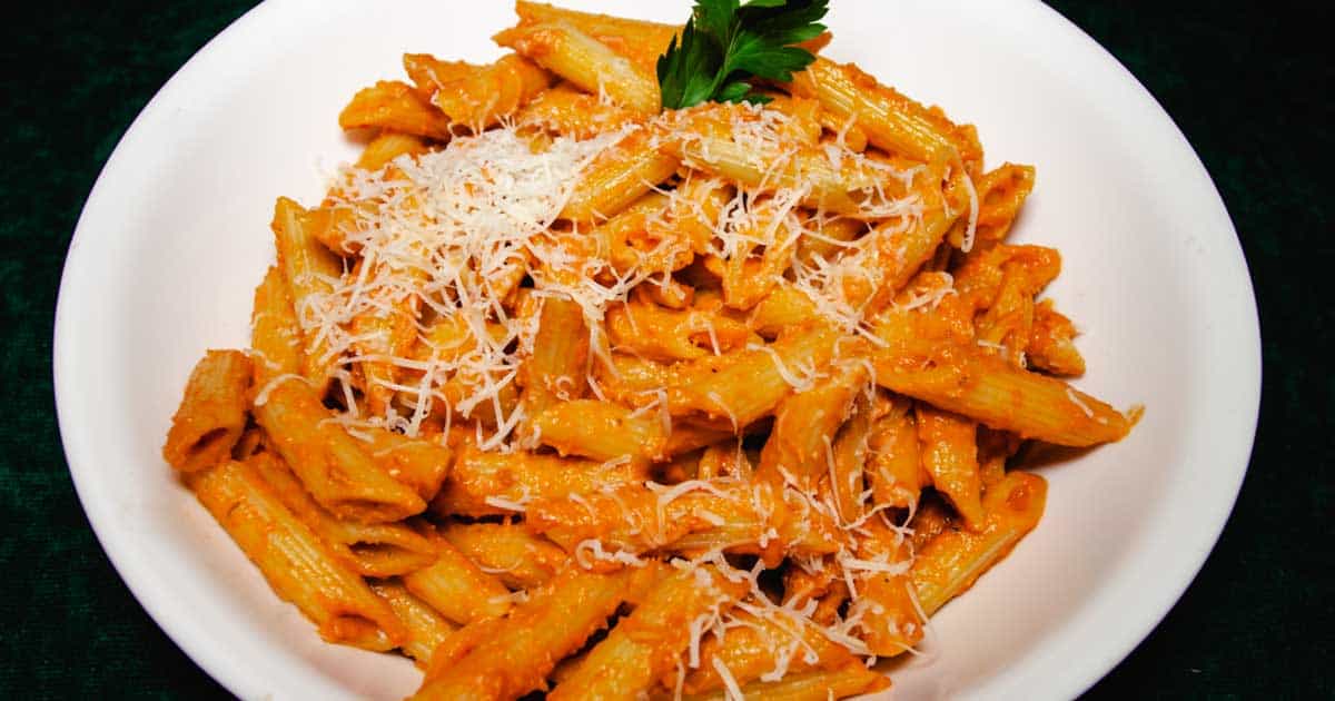 Penne Alla Vecchia Bettola (Vodka Pasta) Pudge Factor
