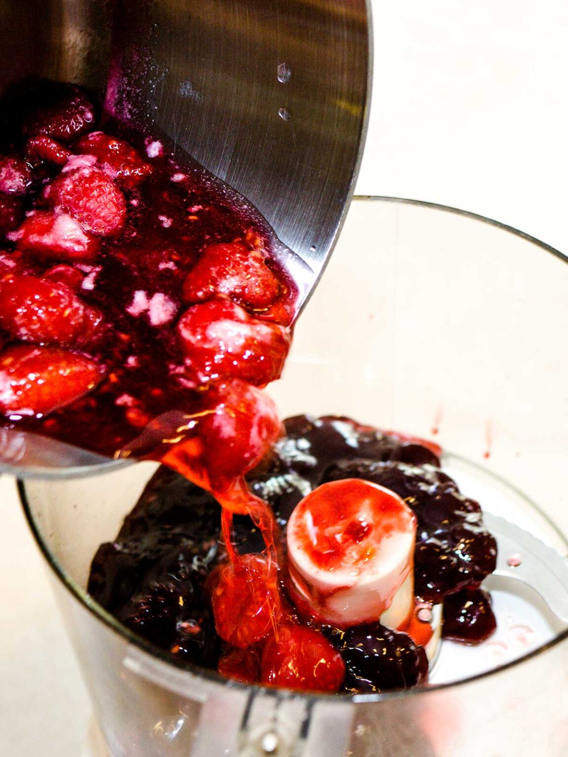 Coeur à la Crème with Grand Marnier Raspberry Sauce Pudge Factor