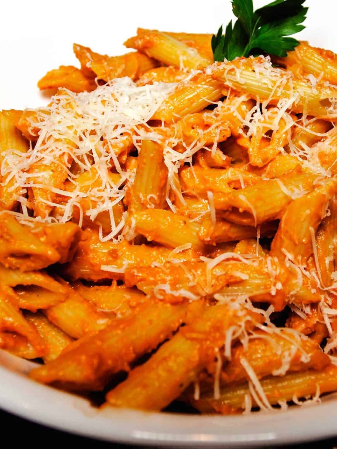 Penne Alla Vecchia Bettola (Vodka Pasta) Pudge Factor