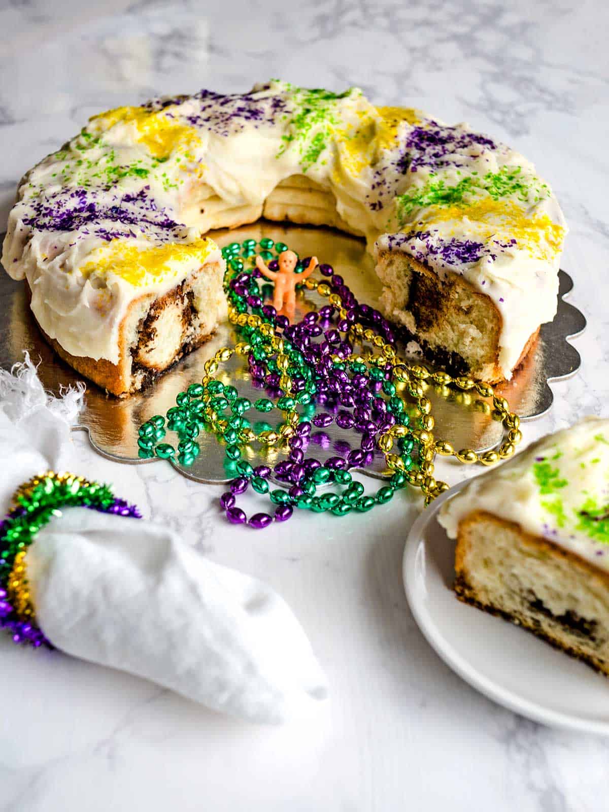 King cake with baby.