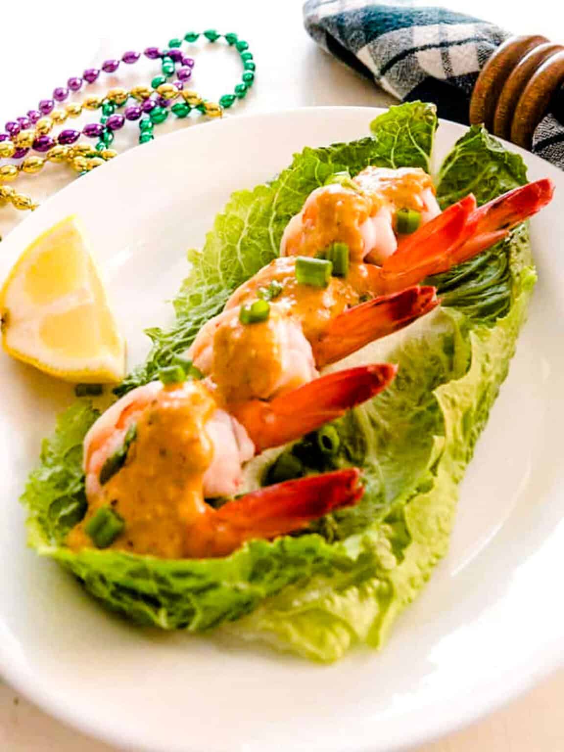 Spicy New Orleans Shrimp Remoulade (Classic Appetizer) Pudge Factor
