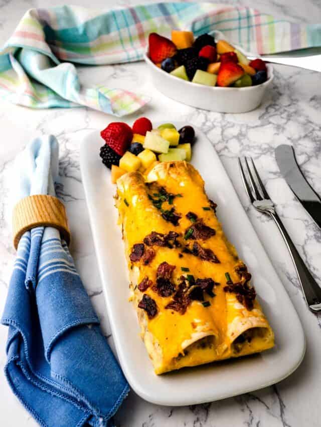 Make Ahead Breakfast Enchiladas Pudge Factor
