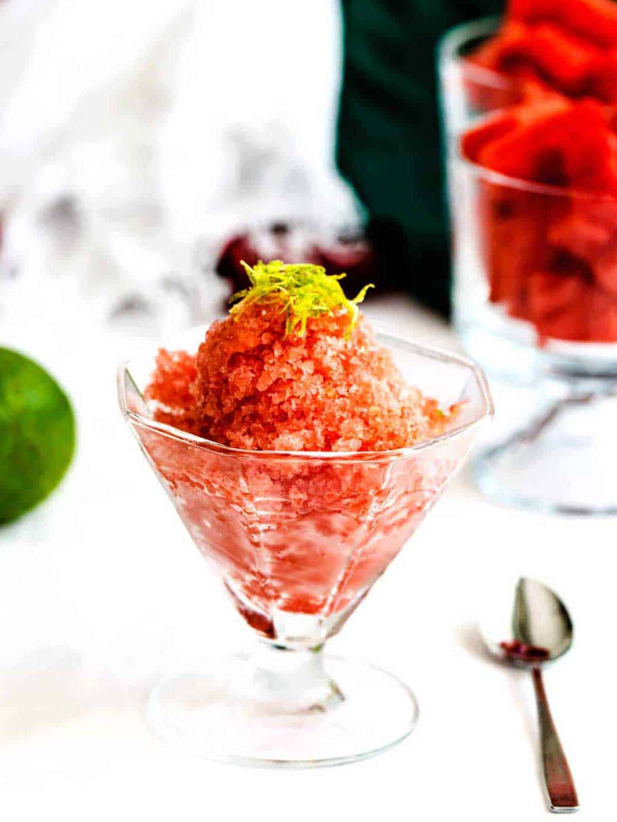 Southern watermelon granita.