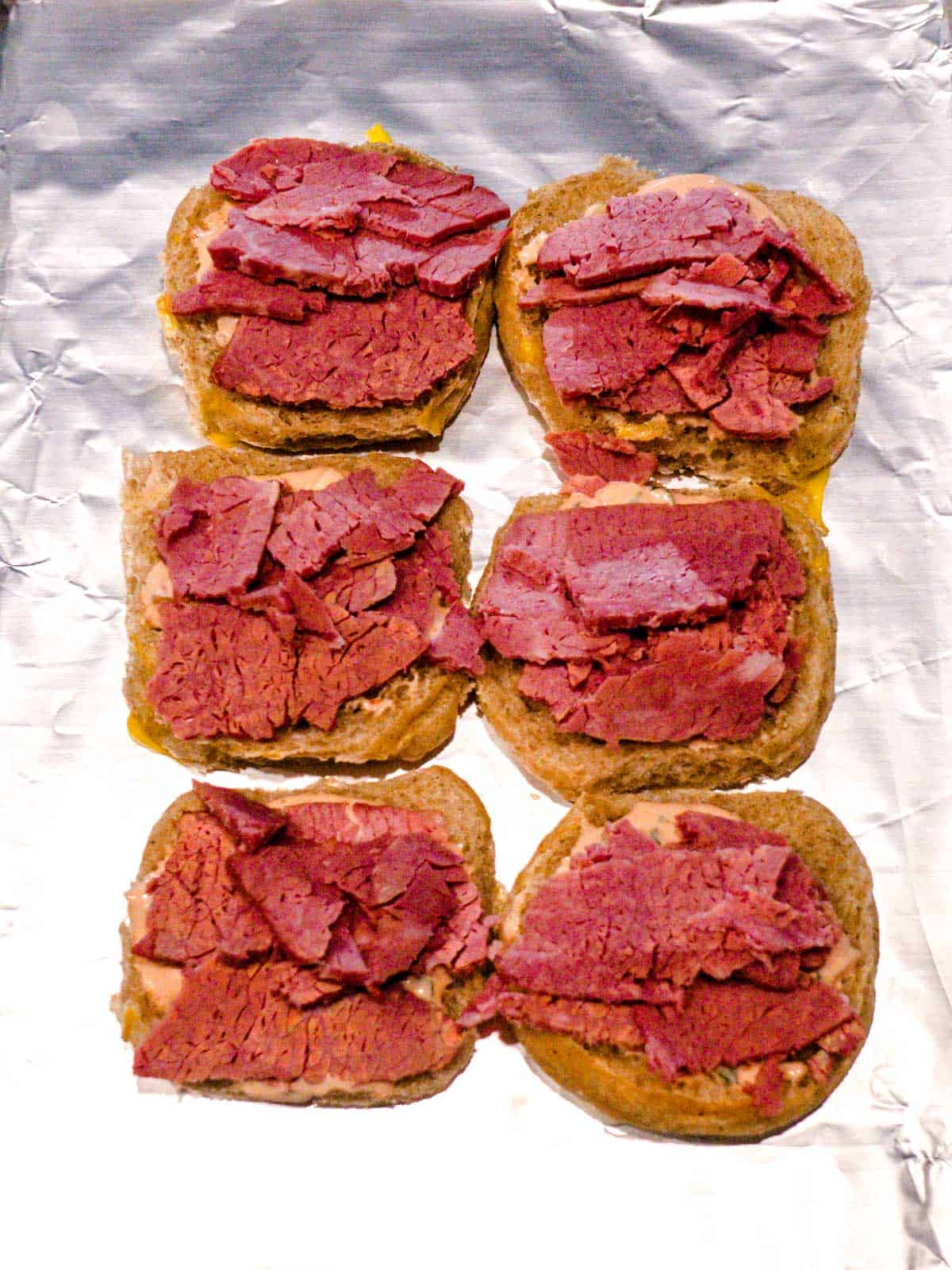 Corned Beef on Slider buns.