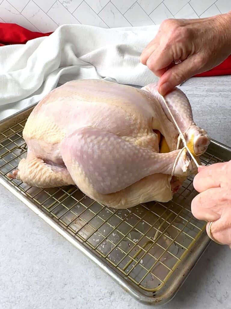Stringingin Chicken Roasted Chicken with Vegetables - Pudge Factor