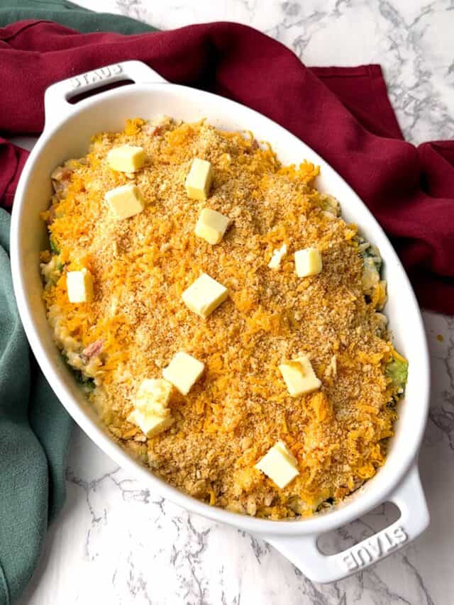 Easy Cheesy Ham Broccoli Rice Casserole Pudge Factor