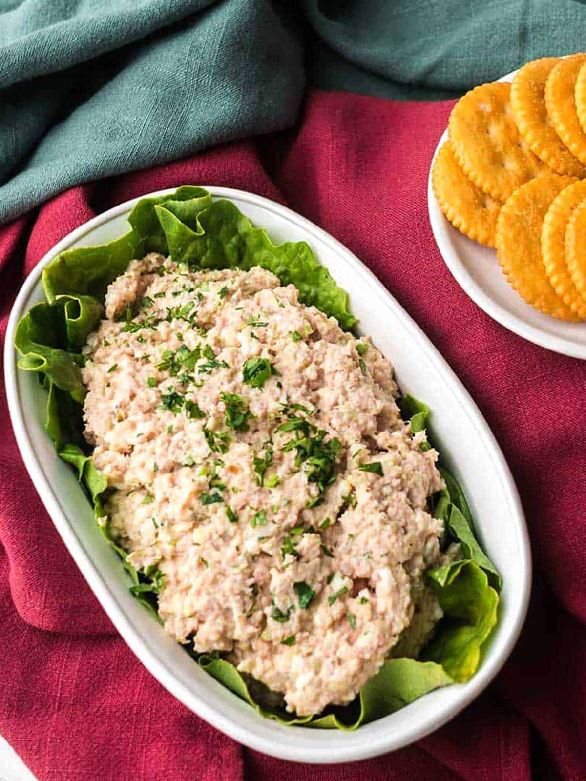 Quick and easy ham salad.