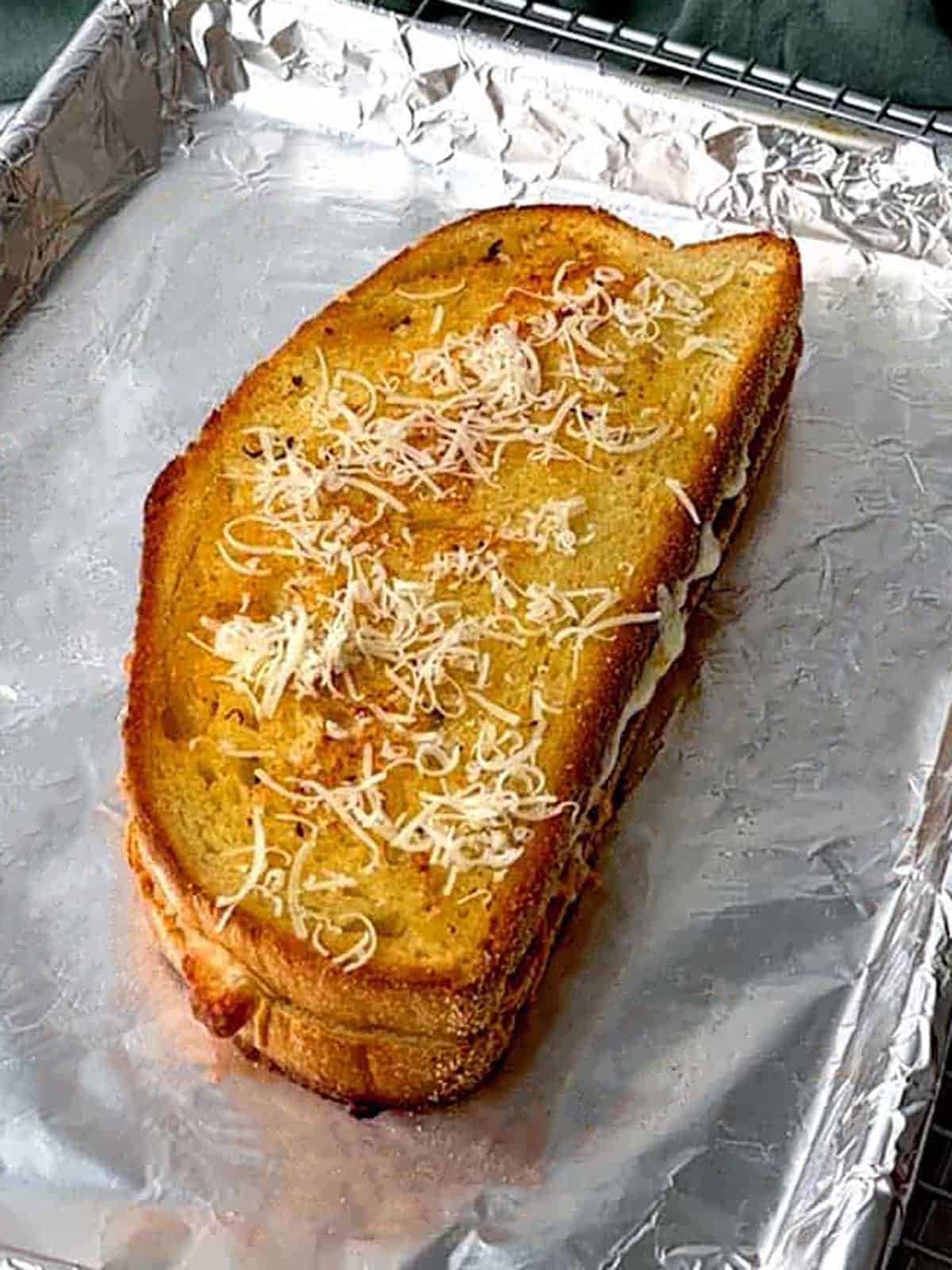 adding parmesan cheese