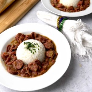 Featured Red Beans and Rice.