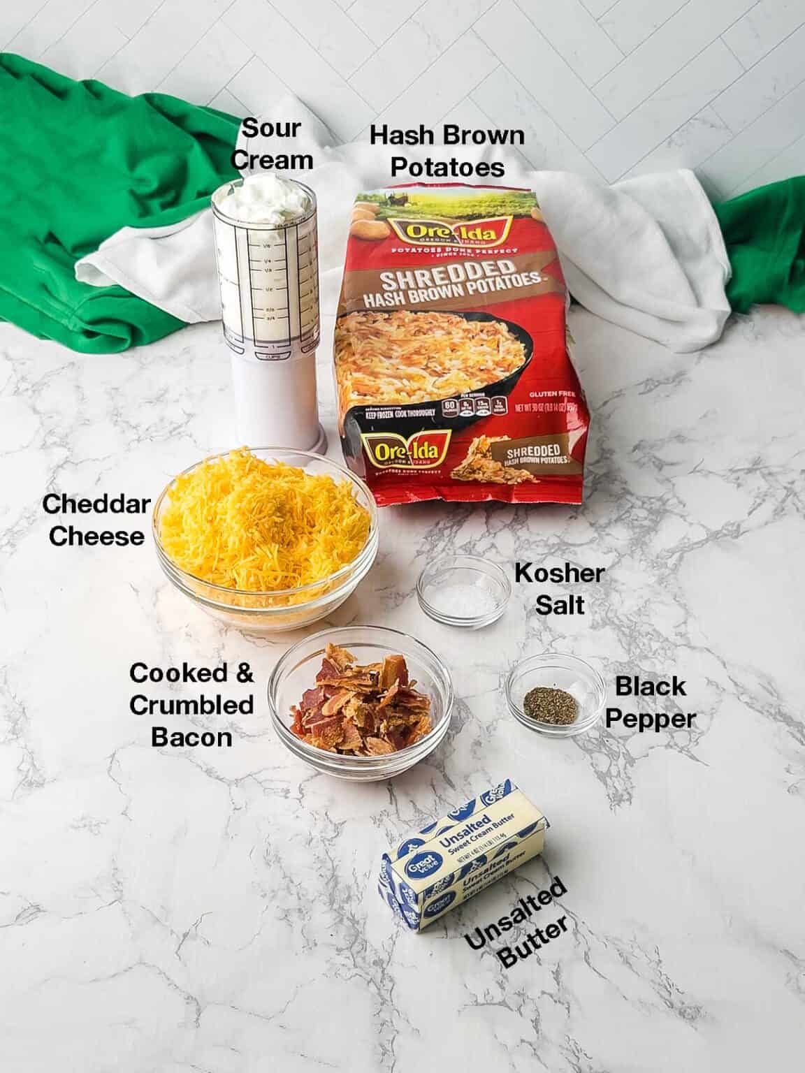 Easy Make-Ahead Loaded Potato Casserole - Pudge Factor