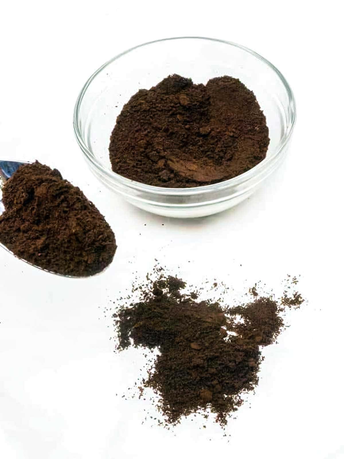 Homemade espresso powder.