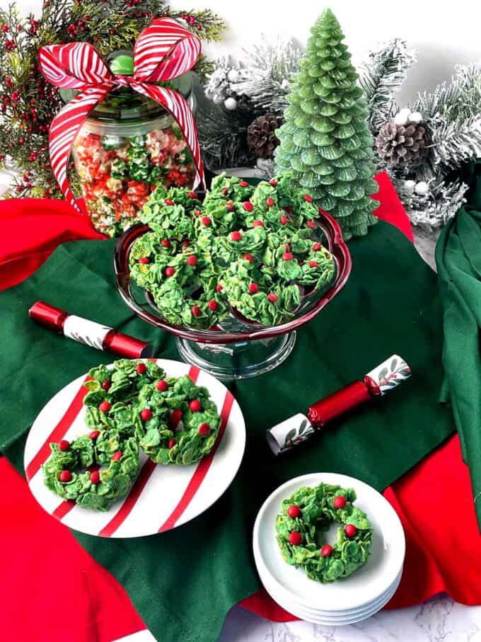 Christmas Corn Flake Wreaths A Sweet and Easy Treat Pudge Factor