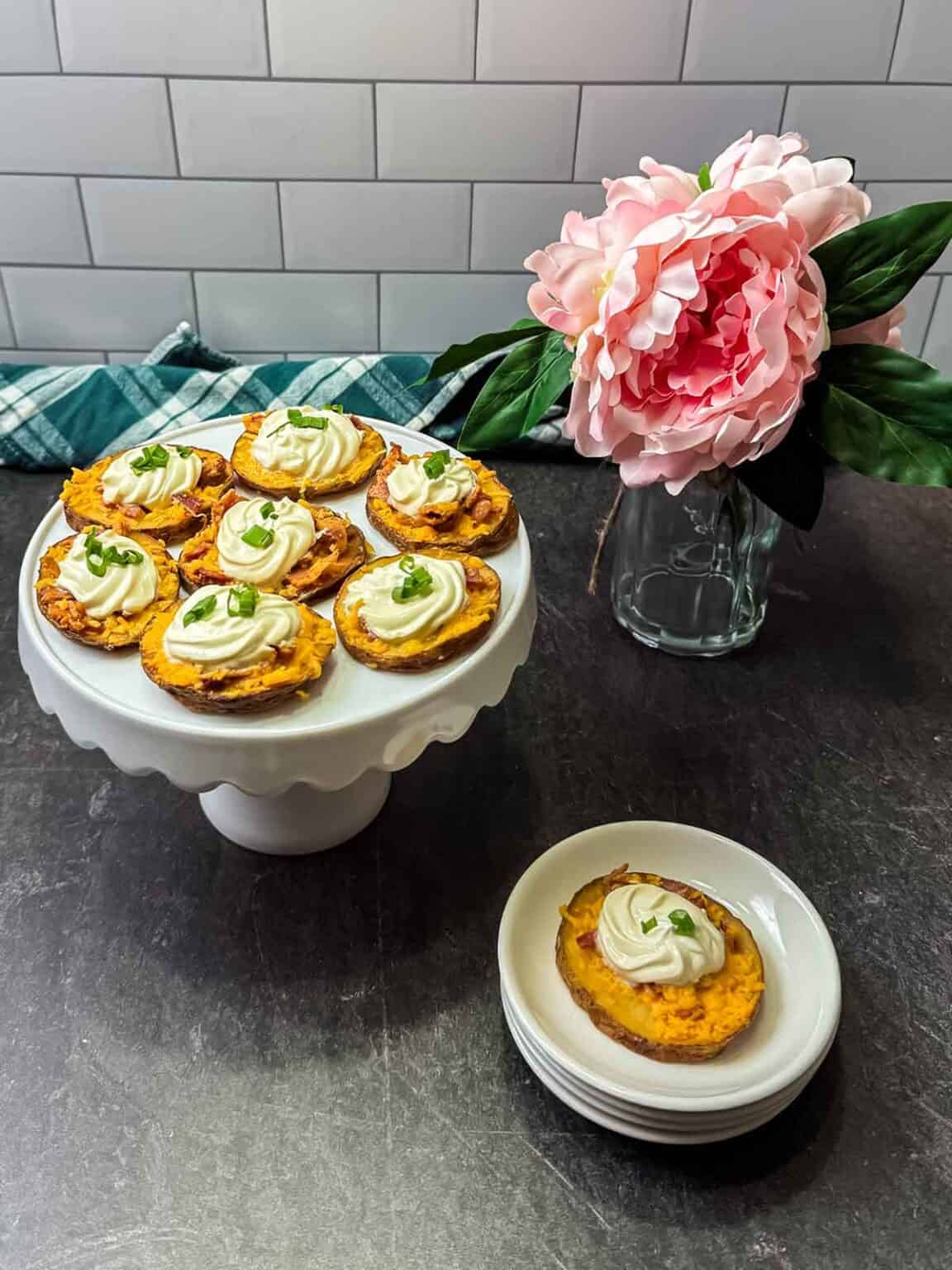 Crispy Cheese and Bacon Potato Rounds - Pudge Factor