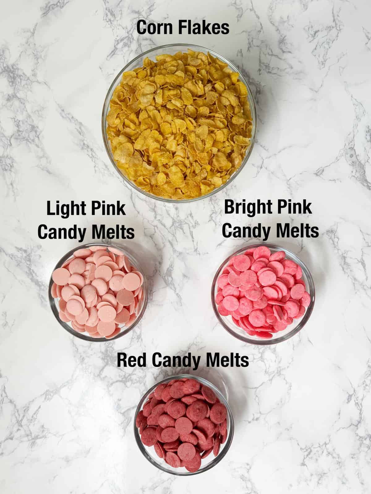 Ingredients for Corn Flake Candy Melts