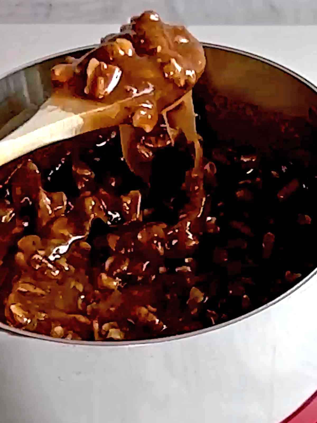 Praline mixture.