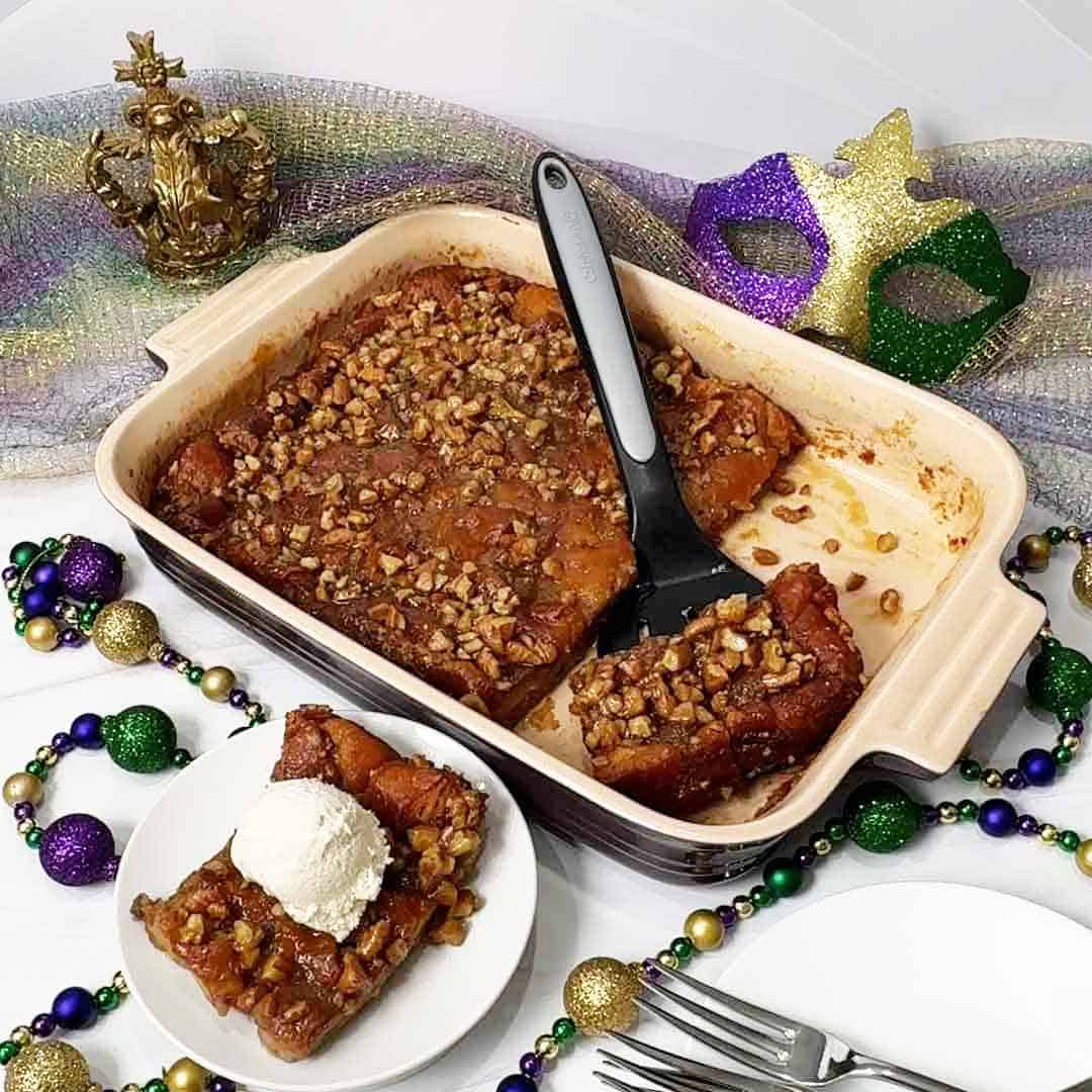 Krispy Kreme doughnuts bread pudding