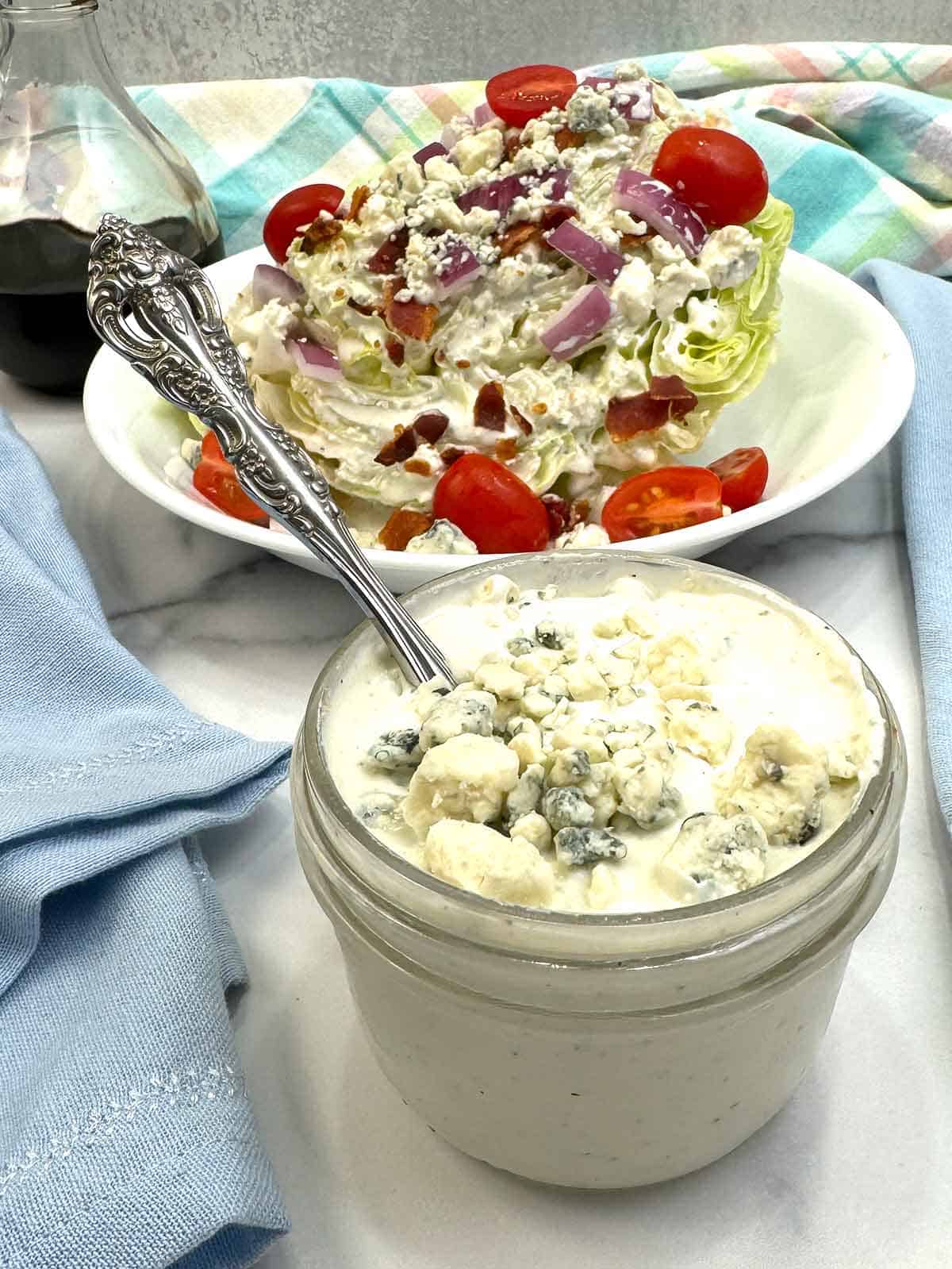 Quick and Easy Homemade Blue Cheese Dressing