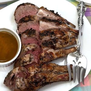 Oven-Roasted Lamb with Cowboy Butter Sauce