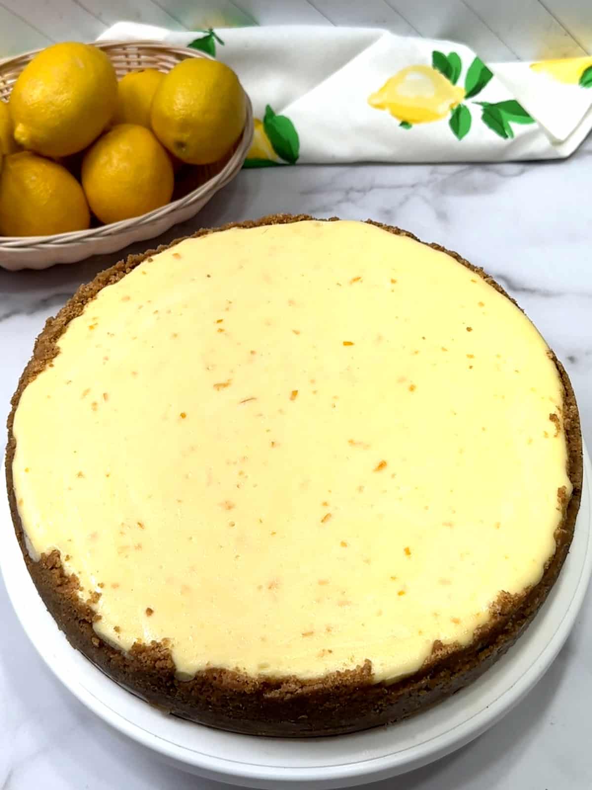unfinished cheesecake
