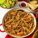 One-Pot Chicken Fajita Pasta.