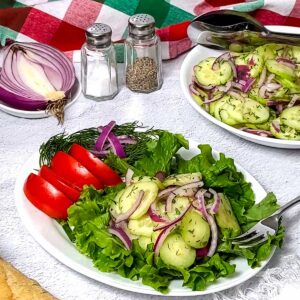 Cucumber Dill Salad.