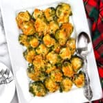 Easy Cheesy Smashed Brussels Sprouts